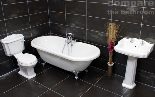 Freestanding bathroom suite - freestanding,