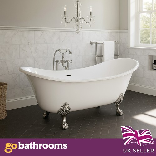 Double ended bath freestanding - double,